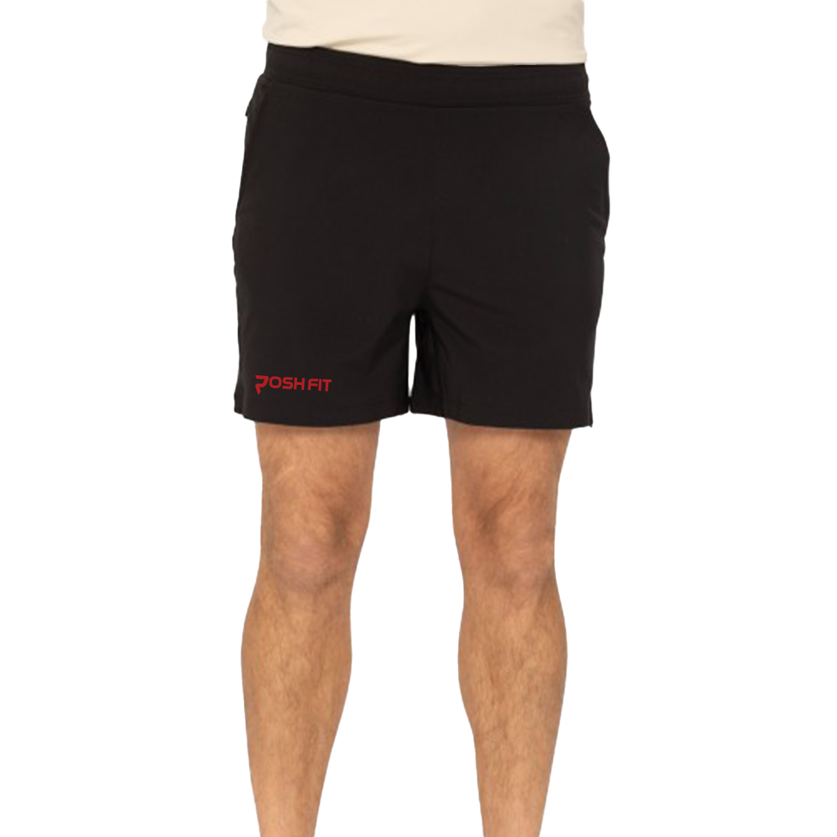 Mens Shorts - Black & Red Posh Life Shop