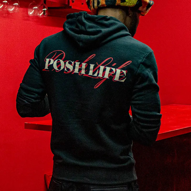 Posh Life Hoodie - Black Posh Life Shop