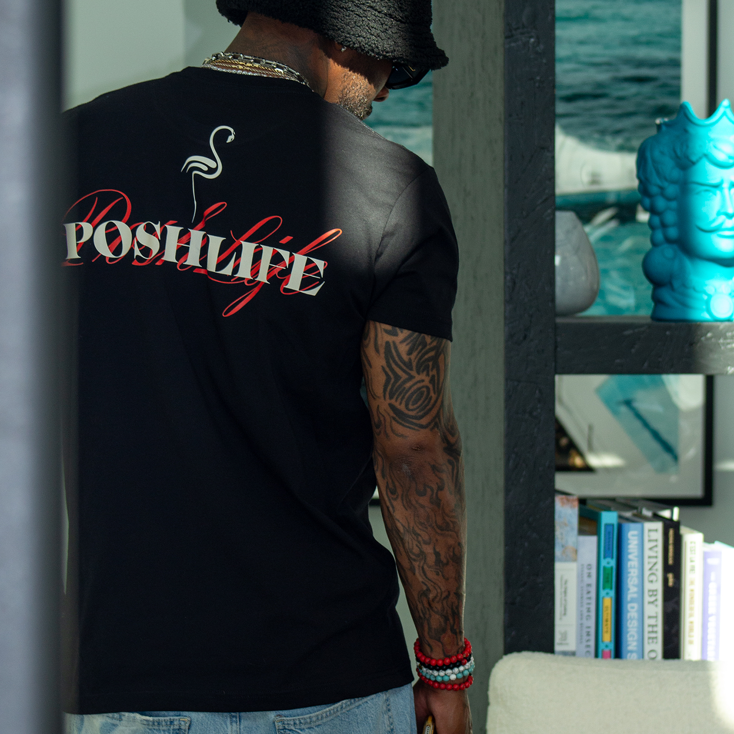 Posh Life T-Shirt - Black Posh Life Shop