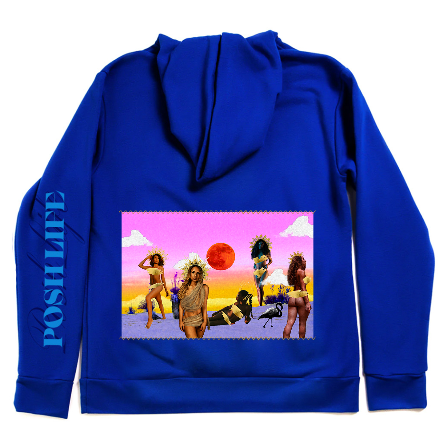 Posh Life Hoodie - Blue Posh Life Shop