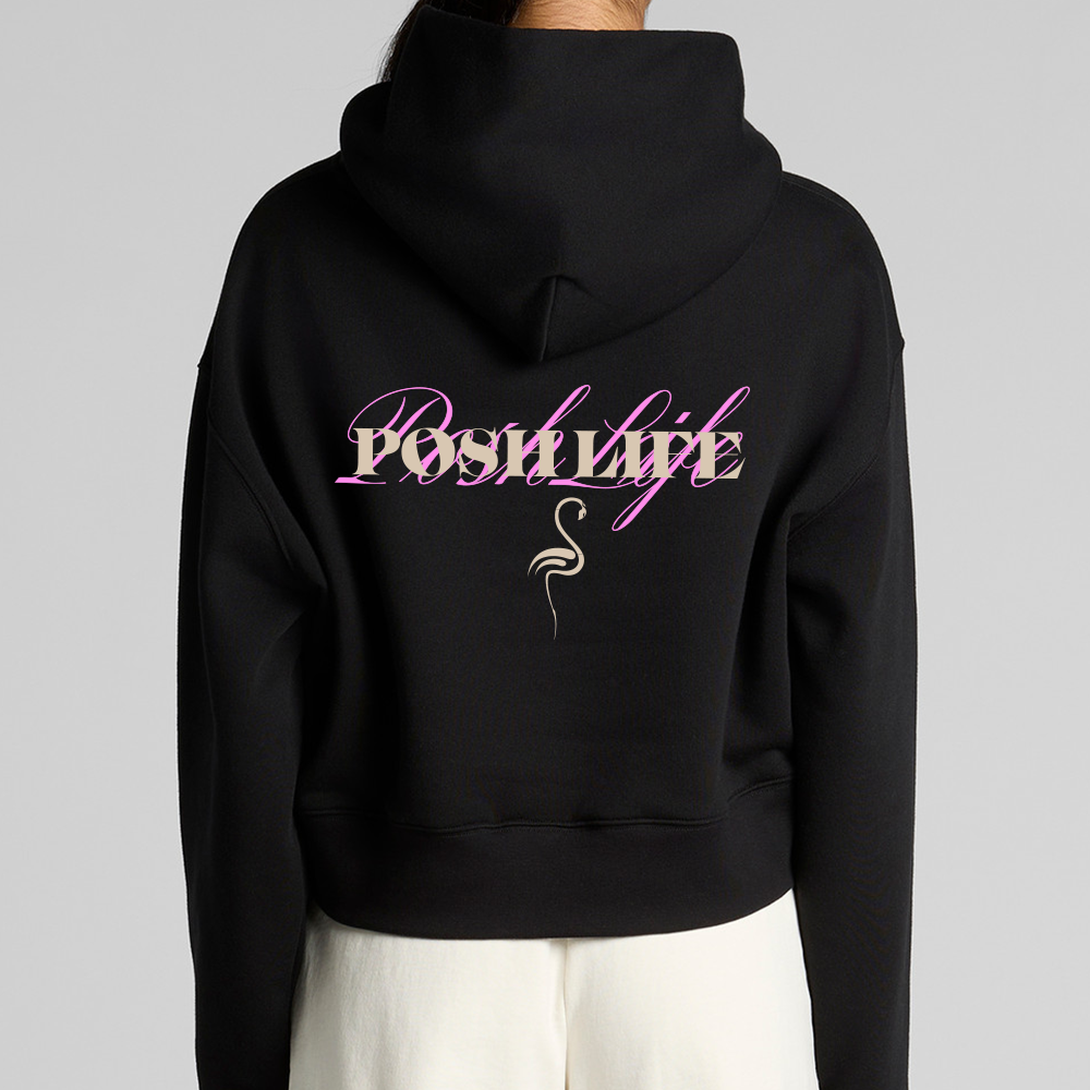 Women's Crop Hoodie Posh Life Shop
