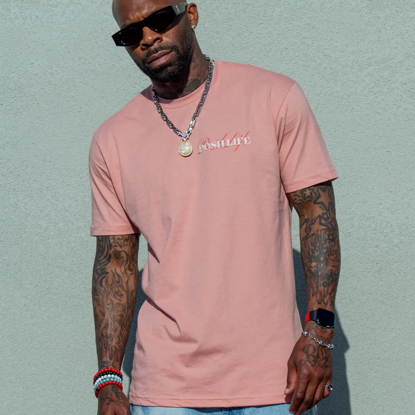 Posh Life T-Shirt - Dusty Rose Posh Life Shop