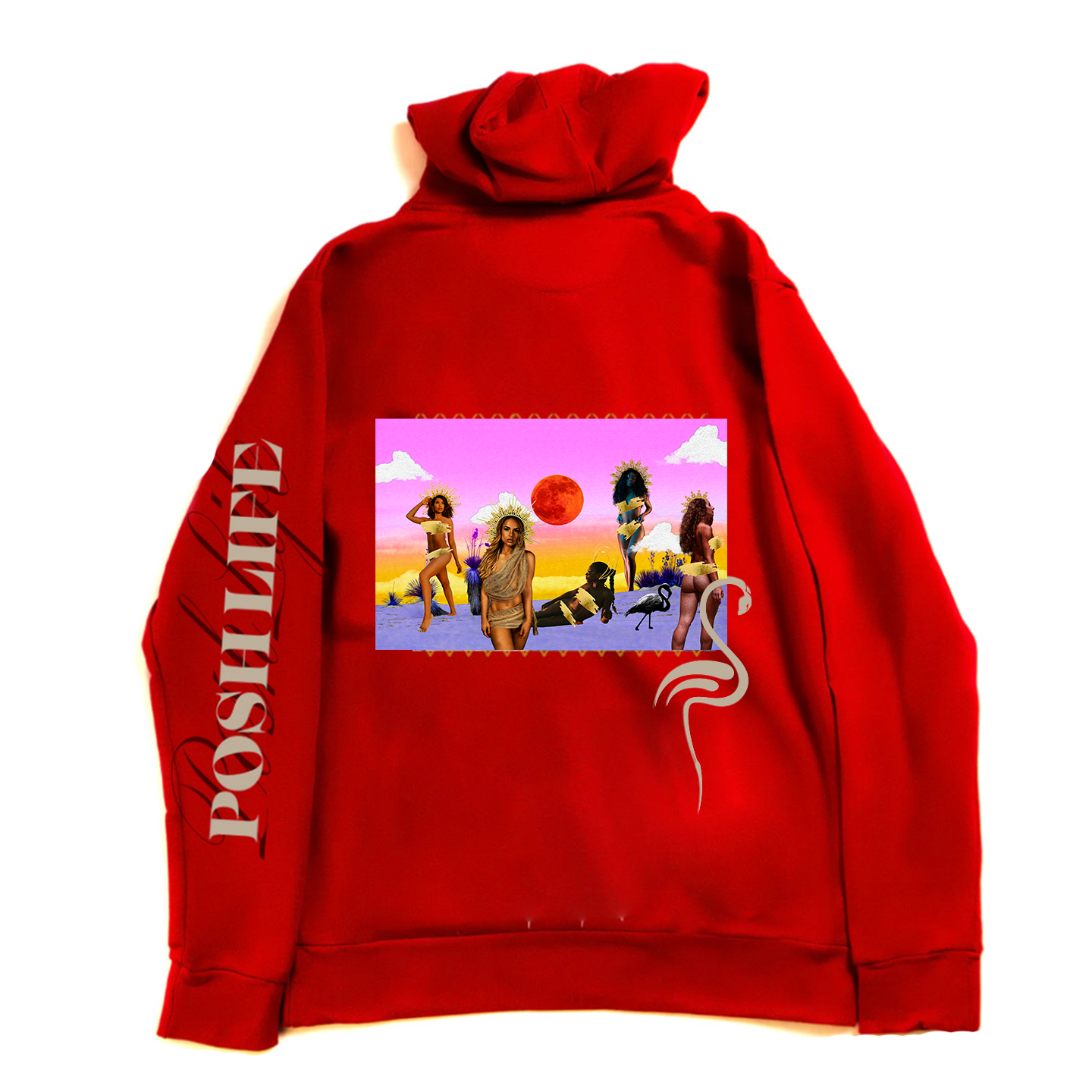 Posh Life Hoodie - Red Posh Life Shop