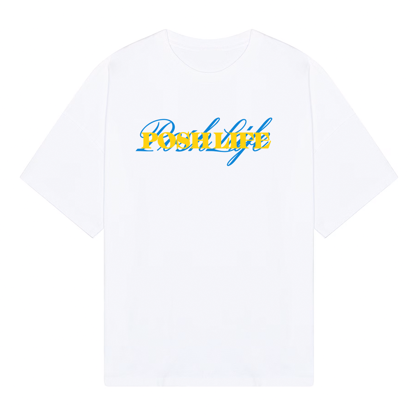 White Deluxe Tee Posh Life Shop