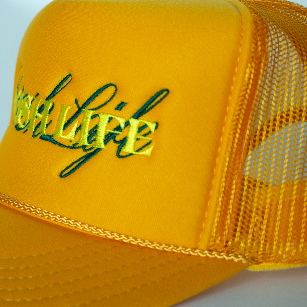 Canary Yellow Trucker Hat Posh Life Shop