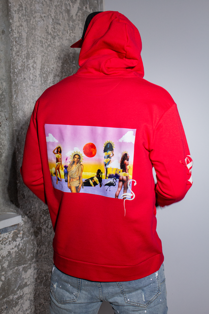 Posh Life Hoodie - Red