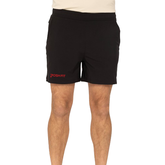 Mens Shorts - Black & Red Posh Life Shop