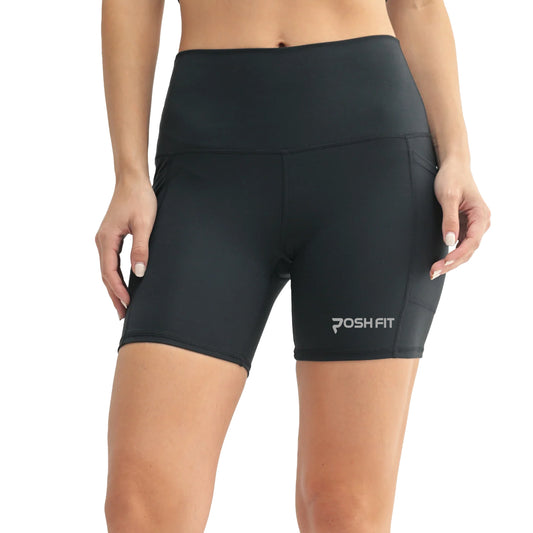 Sculpt Black Biker Shorts Posh Life Shop