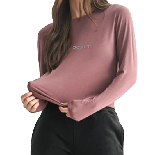Womens Mauve Longsleeve Posh Life Shop