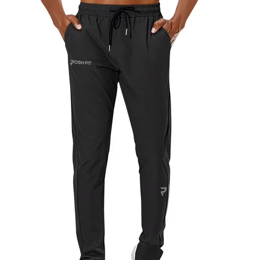 Mens Pants Black & Silver Posh Life Shop