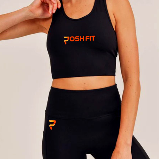 PoshFit - Womens Black Set