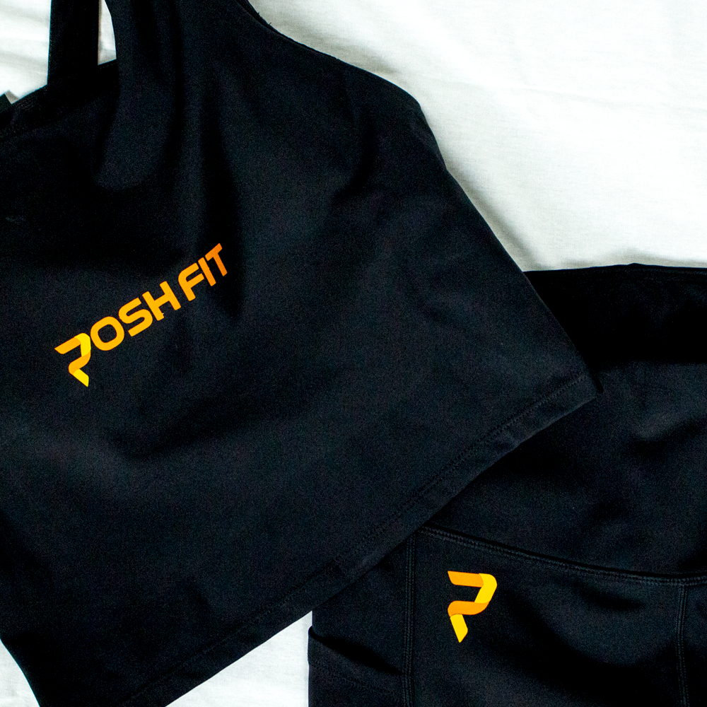 PoshFit - Womens Black Set