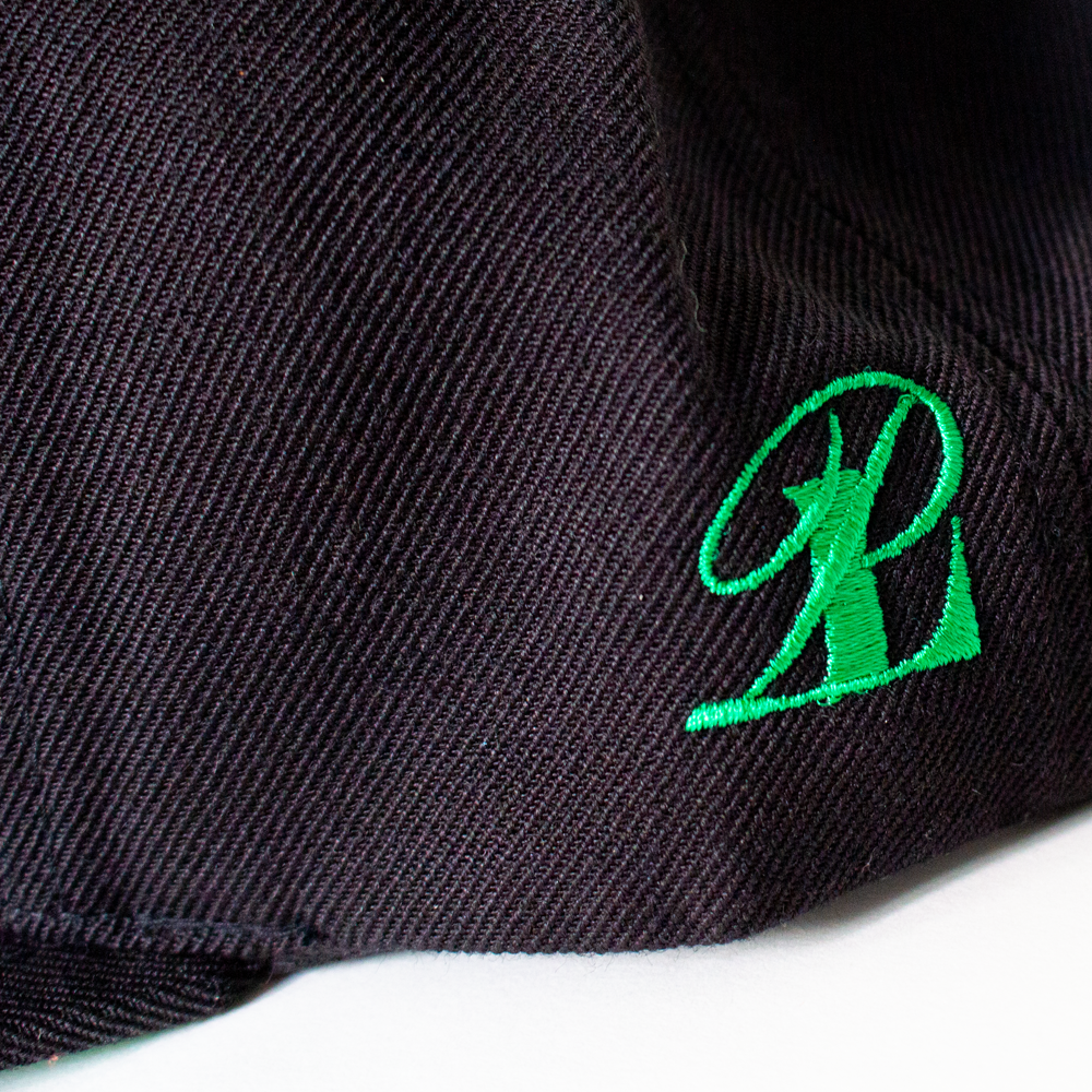Black & Green Snapback