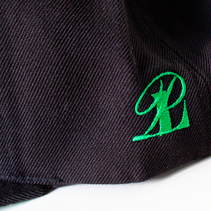 Black & Green Snapback
