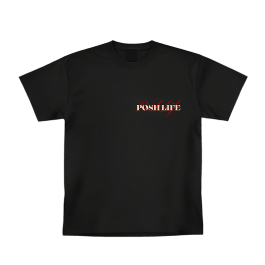 Posh Life T-Shirt - Black