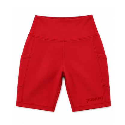Sculpt Cherry Biker Shorts Posh Life Shop