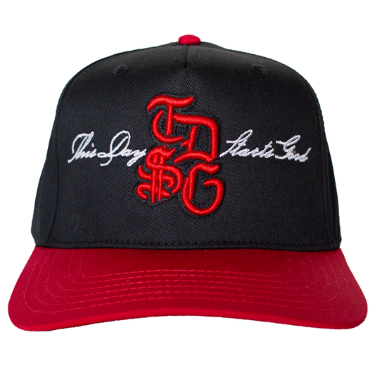 TDSG Black & Red Snapback