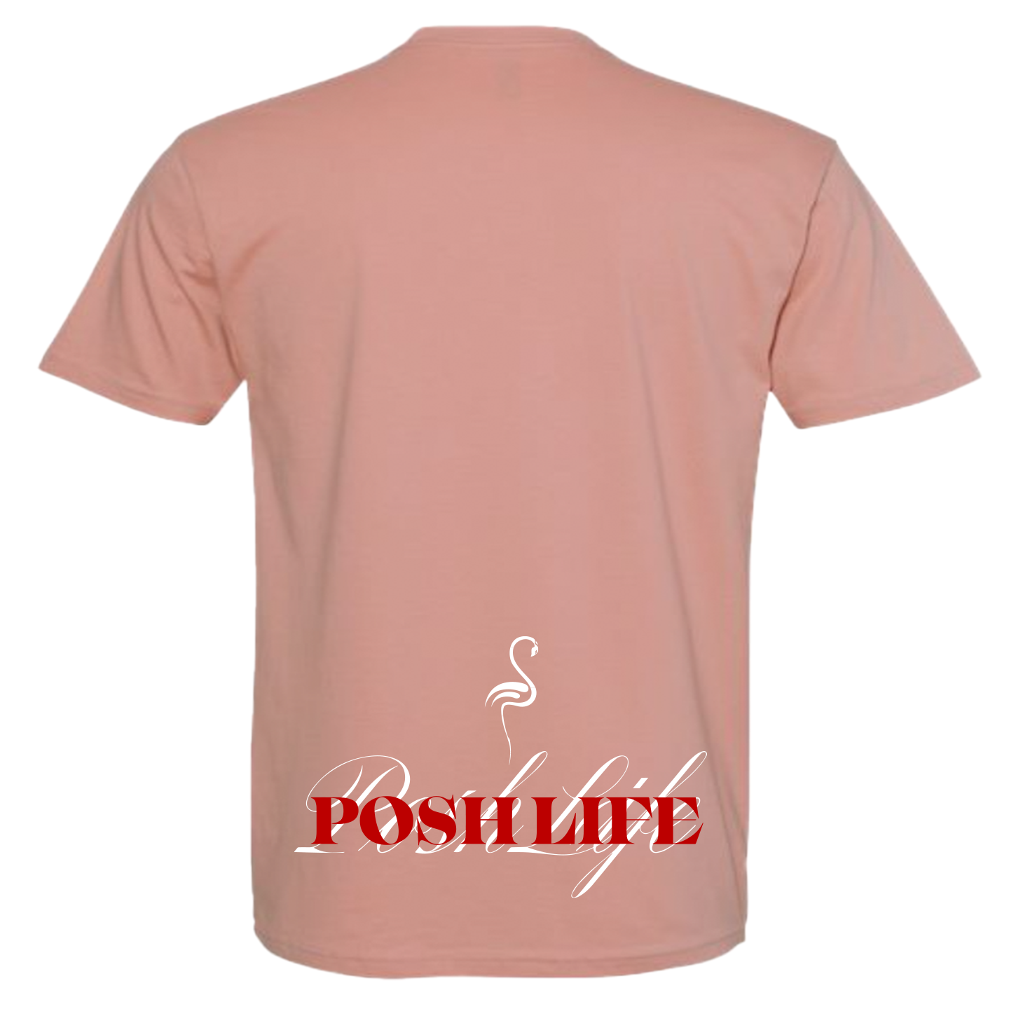 Posh Life T-Shirt - Dusty Rose