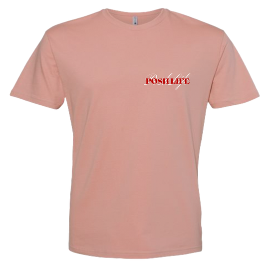 Posh Life T-Shirt - Dusty Rose